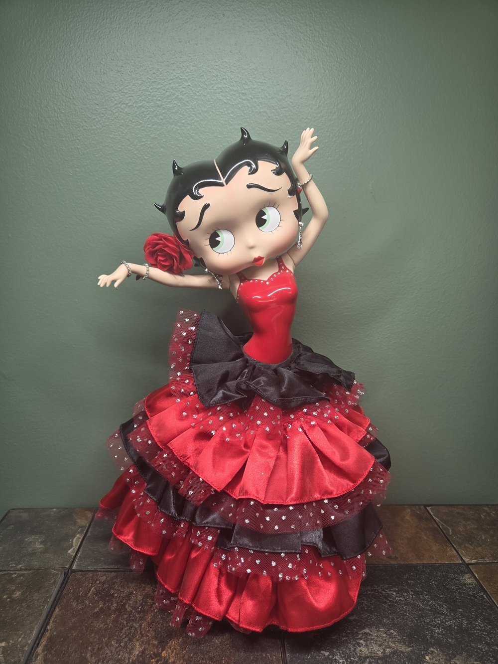 Rare Betty Boop Danbury Mint "Dancing Diva-Tango/ Flamenco"  Figurine